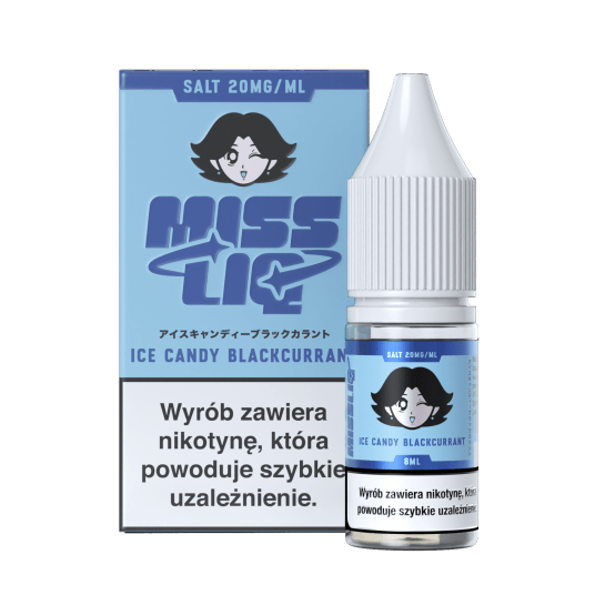 SALT TPD MISS LIQ 20MG 8ML - ICE CANDY BLACKCURRANT -zdjęcie numer 1