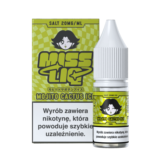 SALT TPD MISS LIQ 20MG 8ML - MOJITO CACTUS ICE -zdjęcie numer 1