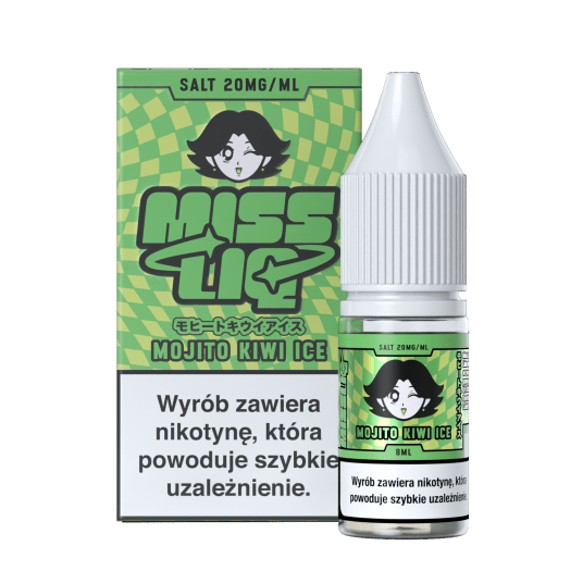 SALT TPD MISS LIQ 20MG 8ML - MOJITO KIWI ICE -zdjęcie numer 1