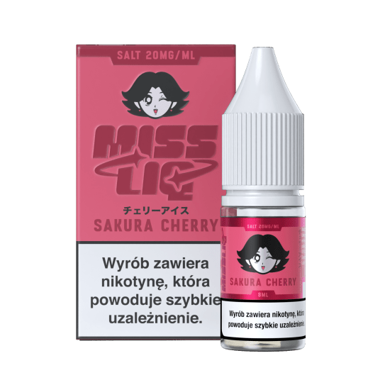 SALT TPD MISS LIQ 20MG 8ML - SAKURA CHERRY -zdjęcie numer 1