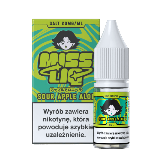 SALT TPD MISS LIQ 20MG 8ML - SOUR APPLE ALOE -zdjęcie numer 1
