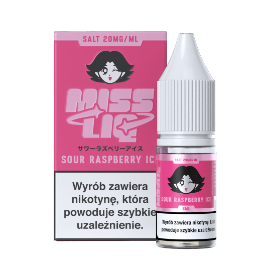 SALT TPD MISS LIQ 20MG 8ML - SOUR RASPBERRY ICE -zdjęcie numer 1