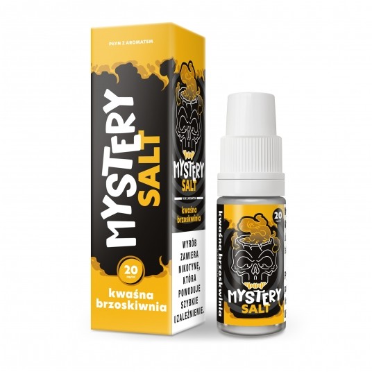 SALT TPD MYSTERY SALT 20MG 10ML - KWAŚNA BRZOSKWINIA -zdjęcie numer 1