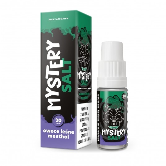 SALT TPD MYSTERY SALT 20MG 10ML - OWOCE LEŚNE MENTHOL -zdjęcie numer 1