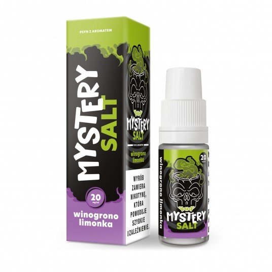 SALT TPD MYSTERY SALT 20MG 10ML - WINOGRONO LIMONKA -zdjęcie numer 1