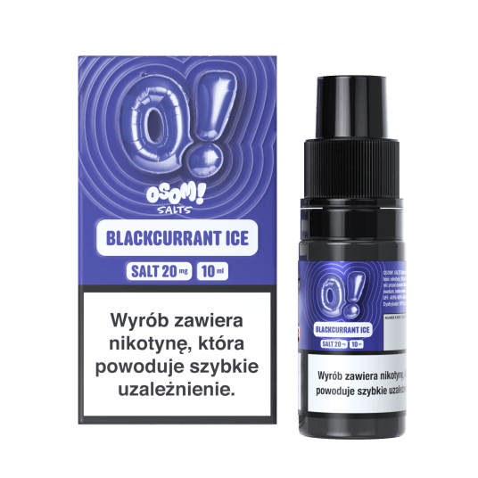 SALT TPD OSOM! 20MG 10ML - BLACKCURRANT ICE -zdjęcie numer 1
