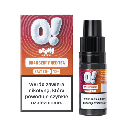 SALT TPD OSOM! 20MG 10ML - CRANBERRY RED TEA -zdjęcie numer 1