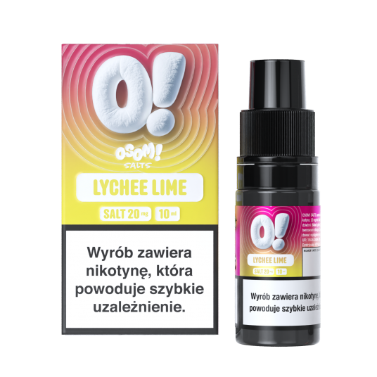 SALT TPD OSOM! 20MG 10ML - LYCHEE LIME -zdjęcie numer 1