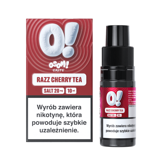 SALT TPD OSOM! 20MG 10ML - RAZZ CHERRY TEA -zdjęcie numer 1