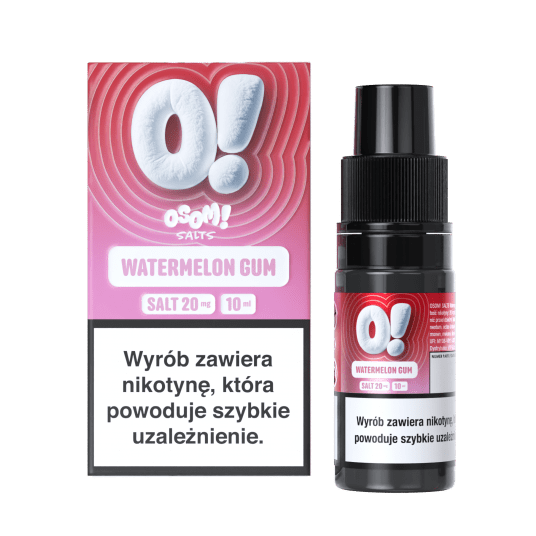SALT TPD OSOM! 20MG 10ML - WATERMELON GUM -zdjęcie numer 1