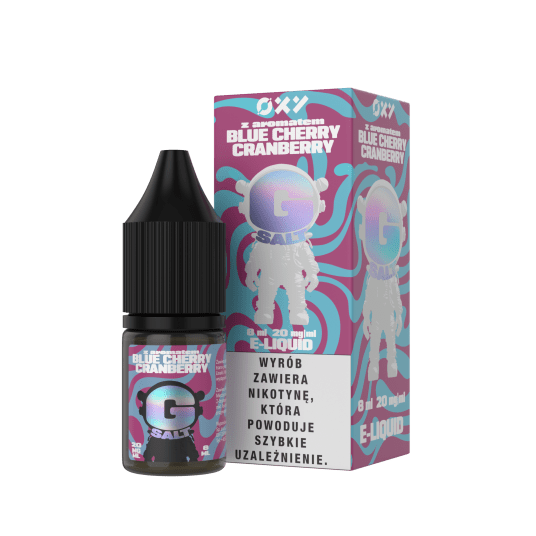SALT TPD OXY 20MG 8ML - BLUE CHERRY CRANBERRY -zdjęcie numer 1
