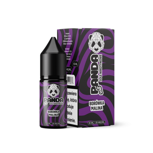 SALT TPD PANDA 20MG 10ML - BORÓWKA MALINA