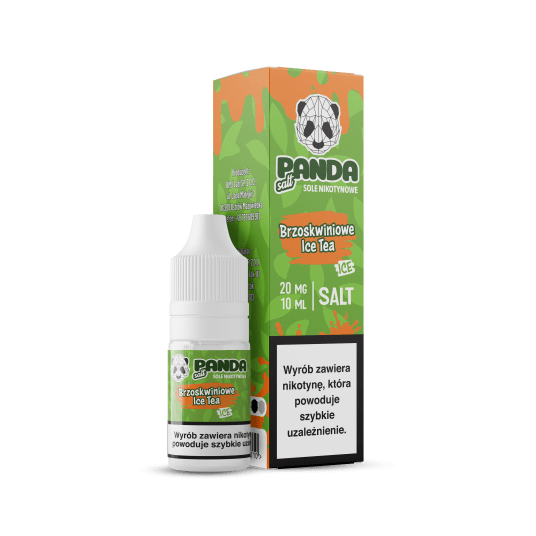 SALT TPD PANDA 20MG 10ML - BRZOSKWINIOWE ICE TEA -zdjęcie numer 1