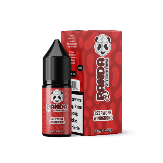 SALT TPD PANDA 20MG 10ML - CZERWONE WINOGRONO