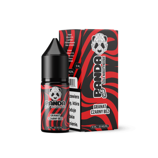 SALT TPD PANDA 20MG 10ML - GRANAT CZARNY BEZ