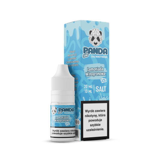 SALT TPD PANDA 20MG 10ML - LEMONIADA WINOGRONO ICE -zdjęcie numer 1