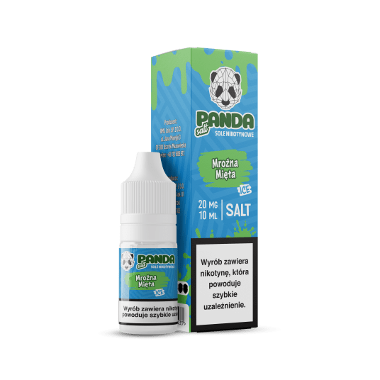 SALT TPD PANDA 20MG 10ML - MROŹNA MIĘTA ICE -zdjęcie numer 1