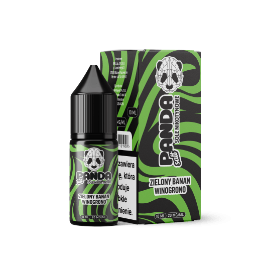 SALT TPD PANDA 20MG 10ML - ZIELONY BANAN WINOGRONO