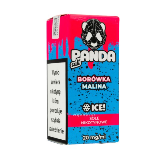 SALT TPD PANDA DOUBLE 20MG 10ML - BORÓWKA X MALINA