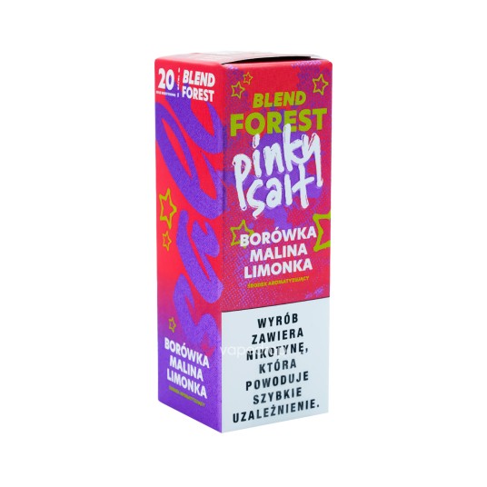SALT TPD PINKY 20MG 10ML - BORÓWKA MALINA LIMONKA