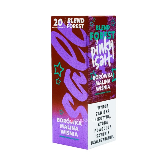 SALT TPD PINKY 20MG 10ML - BORÓWKA MALINA WIŚNIA