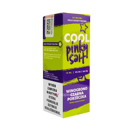 SALT TPD PINKY COOL 20MG 10ML - WINOGRONO CZARNA PORZECZKA