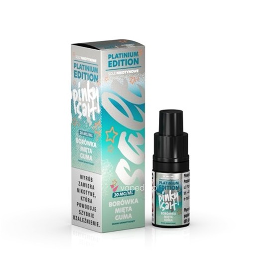 SALT TPD PINKY SALT PLATINUM 20MG 10ML - BORÓWKA MIĘTA GUMA -zdjęcie numer 1