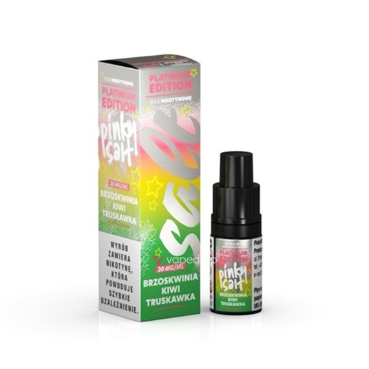 SALT TPD PINKY SALT PLATINUM 20MG 10ML - BRZOSKWINIA KIWI TRUSKAWKA -zdjęcie numer 1