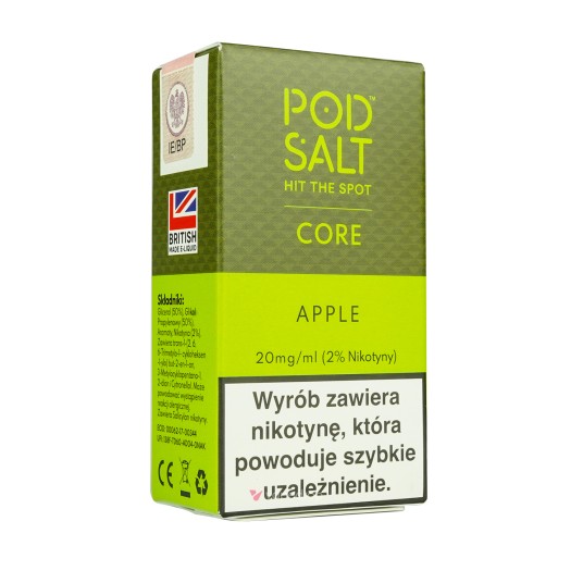SALT TPD POD SALT CORE 10ML 20MG - APPLE