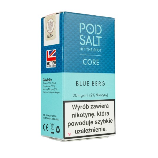 SALT TPD POD SALT CORE 10ML 20MG - BLUE BERG