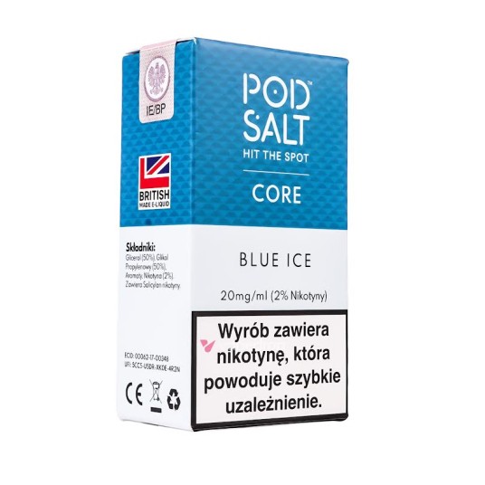 SALT TPD POD SALT CORE 10ML 20MG - BLUE ICE