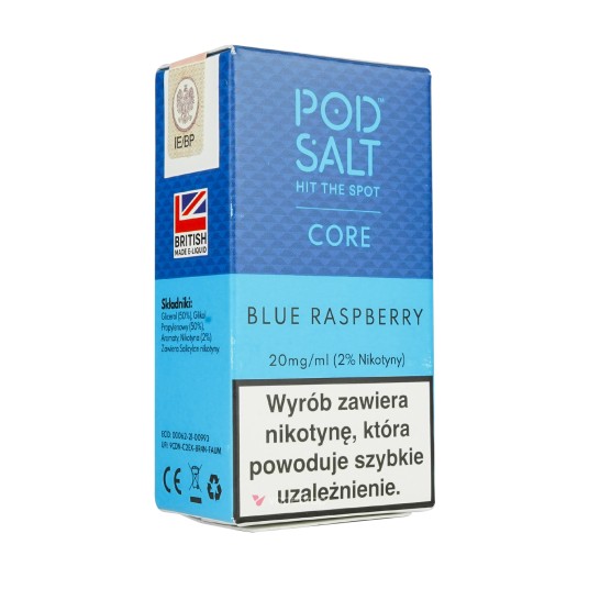 SALT TPD POD SALT CORE 10ML 20MG - BLUE RASPBERRY