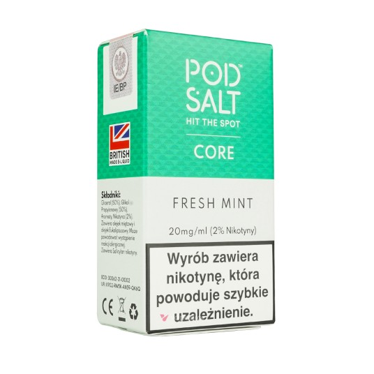 SALT TPD POD SALT CORE 10ML 20MG - FRESH MINT
