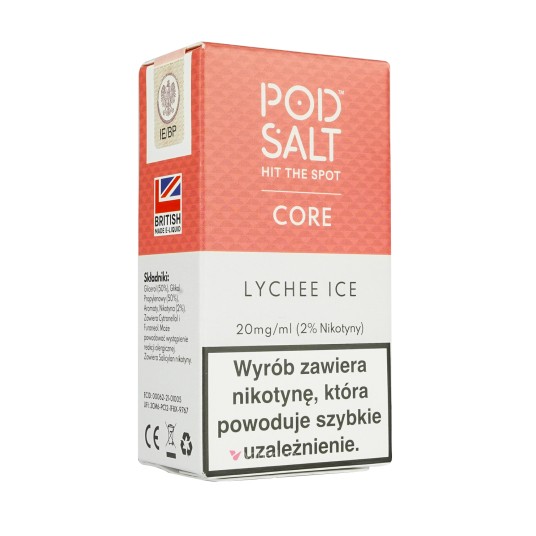 SALT TPD POD SALT CORE 10ML 20MG - LYCHEE ICE