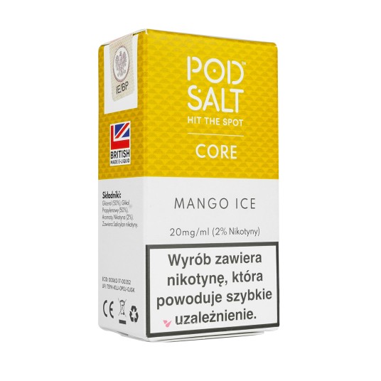 SALT TPD POD SALT CORE 10ML 20MG - MANGO ICE