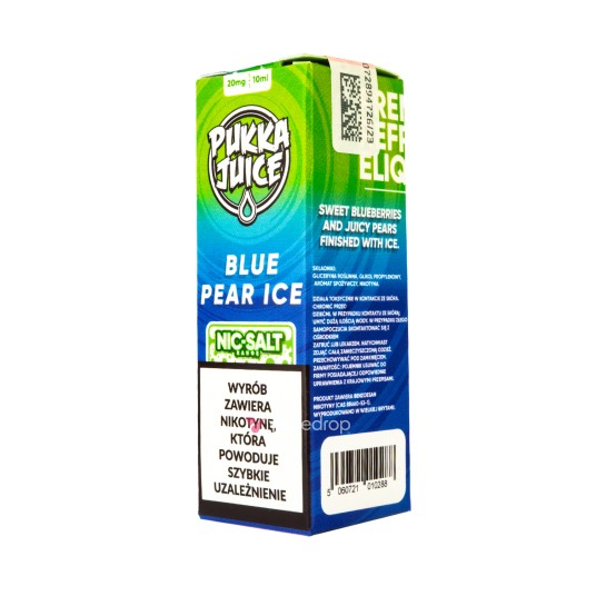SALT TPD PUKKA JUICE 20MG 10ML - BLUE PEAR ICE