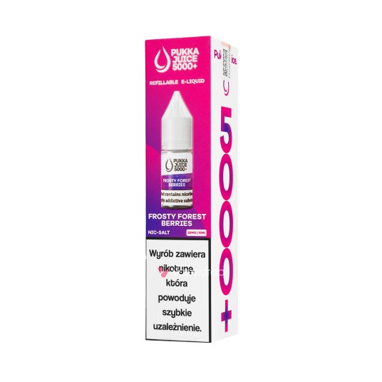 SALT TPD PUKKA JUICE 5000+ 20MG 10ML - FROSTY FOREST BERRIES