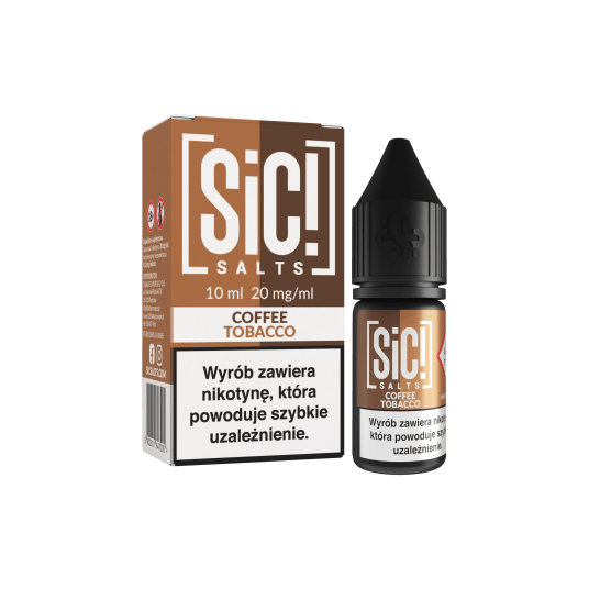 SALT TPD SIC! DUPLEX 20MG 10ML - COFFEE TOBACCO