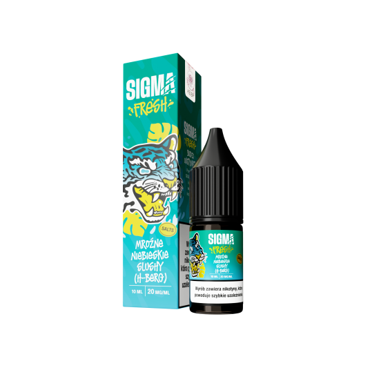 SALT TPD SIGMA FRESH SALTS 20MG 10ML - MROŻONE NIEBIESKIE SLUSHY (H-BERG)