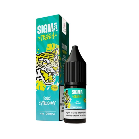 SALT TPD SIGMA FRESH SALTS 20MG 10ML - TONIC CYTRUSOWY