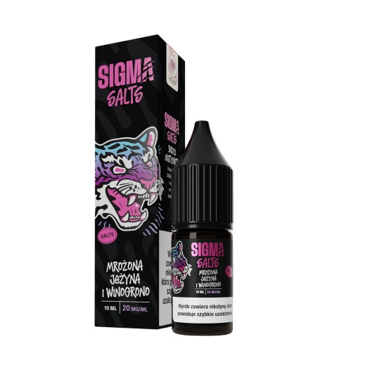 SALT TPD SIGMA SALTS 20MG 10ML - MROŻONA JEŻYNA I WINOGRONO