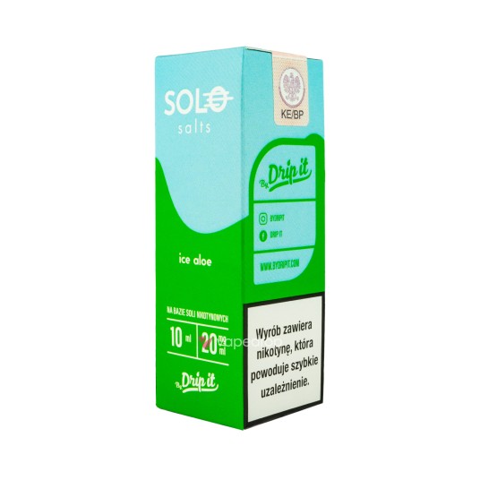SALT TPD SOLO 20MG 10ML - ICE ALOE