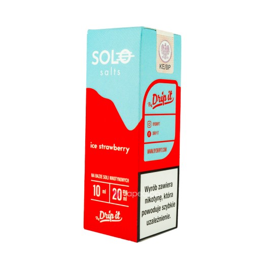 SALT TPD SOLO 20MG 10ML - ICE STRAWBERRY