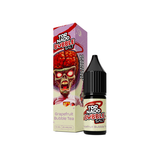 SALT TPD TORNADO BUBBLE SALTS 20MG 10ML - GRAPEFRUIT BUBBLE TEA -zdjęcie numer 1