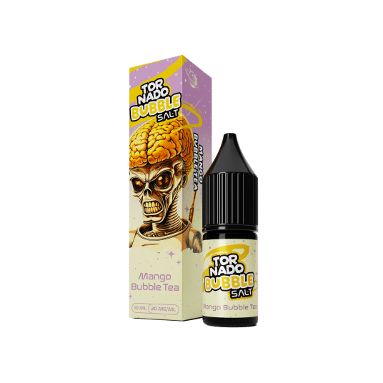 SALT TPD TORNADO BUBBLE SALTS 20MG 10ML - MANGO BUBBLE TEA -zdjęcie numer 1
