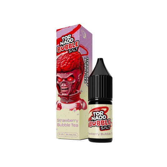 SALT TPD TORNADO BUBBLE SALTS 20MG 10ML - STRAWBERRY BUBBLE TEA -zdjęcie numer 1