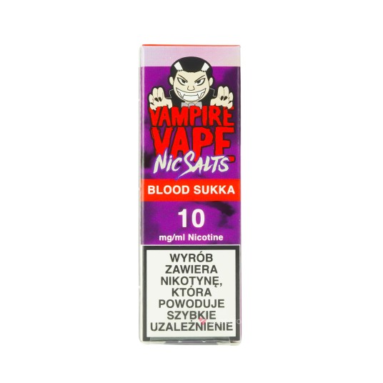 SALT TPD VAMPIRE VAPE 10ML 10MG - BLOOD SUKKA