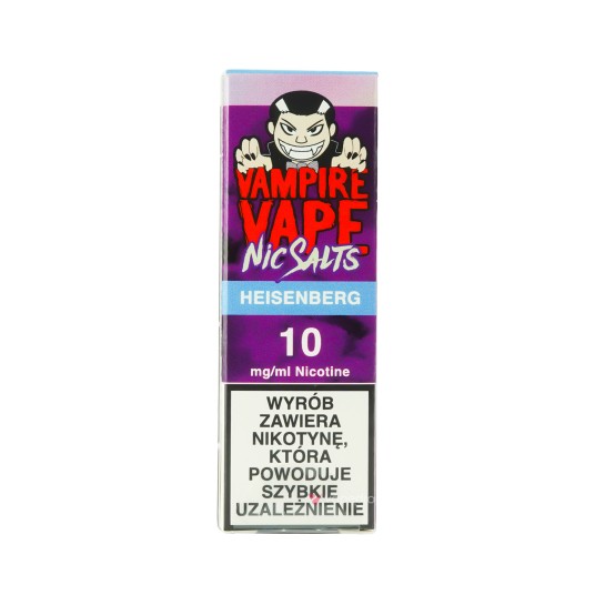 SALT TPD VAMPIRE VAPE 10ML 10MG - HEISENBERG