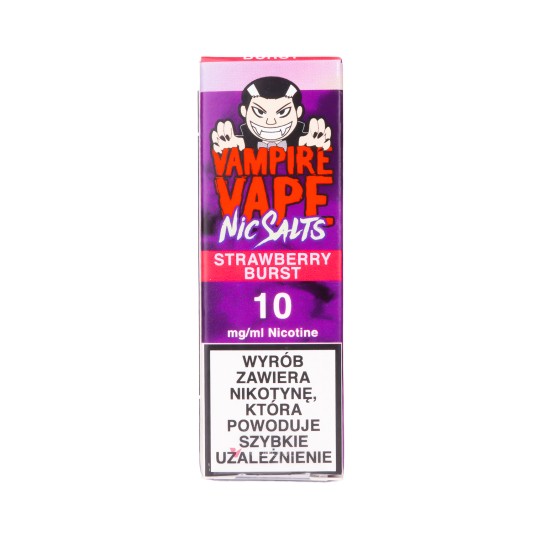 SALT TPD VAMPIRE VAPE 10ML 10MG - STRAWBERRY BURST