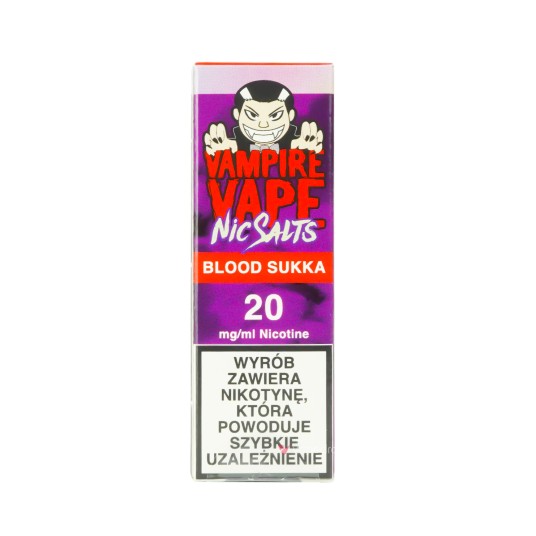 SALT TPD VAMPIRE VAPE 10ML 20MG - BLOOD SUKKA